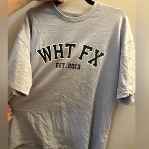 BABY BLUE WHITE FOX T-SHIRT